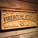 ADVPRO Firehouse Station Name Personalized BAR & Grill Retired Firefighter Gifts Wood Engraved Wooden Sign wpa0379-tm - 23
