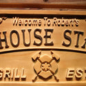 ADVPRO Firehouse Station Name Personalized BAR & Grill Retired Firefighter Gifts Wood Engraved Wooden Sign wpa0379-tm - Details 3