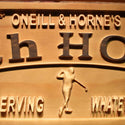 ADVPRO Name Personalized Golf 19th Hole Club House Decoration Gifts Wood Engraved Wooden Sign wpa0381-tm - Details 1