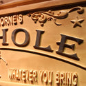 ADVPRO Name Personalized Golf 19th Hole Club House Decoration Gifts Wood Engraved Wooden Sign wpa0381-tm - Details 3