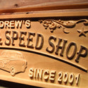 ADVPRO Garage & Speed Shop Name Personalized Man Cave Gifts Wood Engraved Wooden Sign wpa0382-tm - Details 3