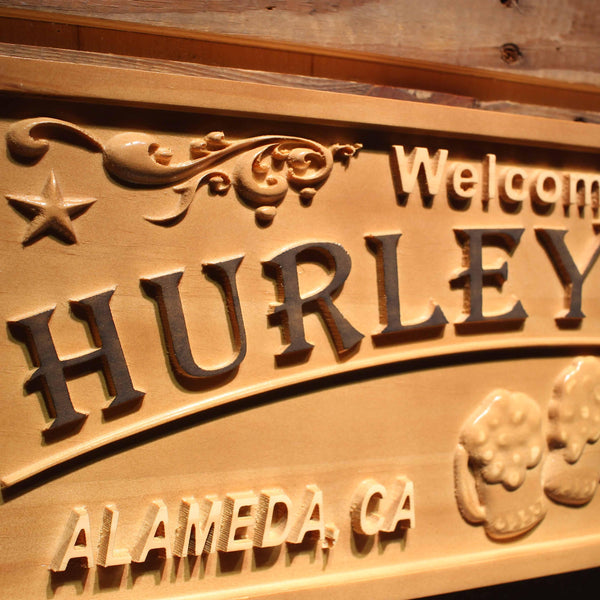 ADVPRO Name Personalized Pub with Location & Est. Year Gift Man Cave Wood Engraved Wooden Sign wpa0383-tm - Details 2