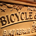 ADVPRO Bicycle & SKI Shop Name Personalized Est. Year Man Cave Gift Wood Engraved Wooden Sign wpa0384-tm - Details 2