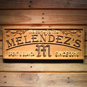 ADVPRO Big Initial Personalized Last Name First Name Est. Year Welcome Sign Wood Engraved Wooden Sign wpa0386-tm - 18.25