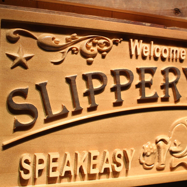 ADVPRO Slippery Nipple Name Personalized with EST. Year Wood Engraved Wooden Sign wpa0391-tm - Details 2