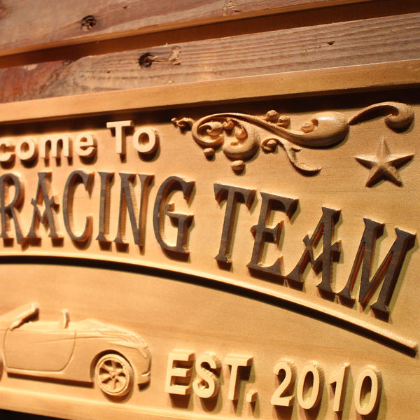 ADVPRO Team Racing Name Personalized City Limit Location Wood Engraved Wooden Sign wpa0395-tm - Details 3