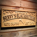 ADVPRO Blacksmithing Name Personalized Texas Iron Work Art Wood Engraved Wooden Sign wpa0403-tm - 23
