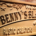 ADVPRO Blacksmithing Name Personalized Texas Iron Work Art Wood Engraved Wooden Sign wpa0403-tm - Details 2
