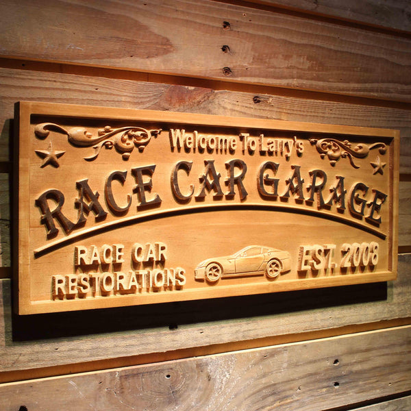 ADVPRO Muscle CAR Garage Name Personalized with Est. Year Wood Engraved Wooden Sign wpa0405-tm - 23