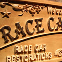 ADVPRO Muscle CAR Garage Name Personalized with Est. Year Wood Engraved Wooden Sign wpa0405-tm - Details 2