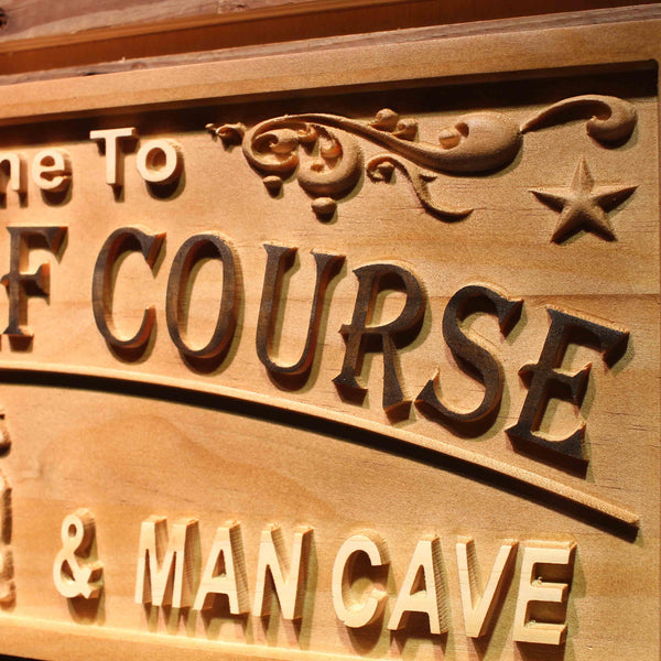 ADVPRO FIRESTATION Name Personalized Golf Bar Grill Man Cave Wood Engraved Wooden Sign wpa0406-tm - Details 3
