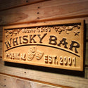 ADVPRO New Orleans Bourbon Street Name Personalized Whiskey Bar Wood Engraved Wooden Sign wpa0411-tm - 26.75