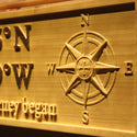 ADVPRO Compass Latitude Longitude Location Family Wedding Sign Wood Engraved Wooden Sign wpa0415-tm - Details 3
