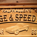 ADVPRO Garage & Speed Shop Name Personalized with Est. Year Wood Engraved Wooden Sign wpa0421-tm - Details 1