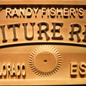 ADVPRO Furniture Repair Name Personalized with Location and Est. Year Wood Engraved Wooden Sign wpa0422-tm - Details 1