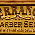 ADVPRO Barber Shop Name Personalized with Est. Year Hair Cut Wood Engraved Wooden Sign wpa0425-tm - Details 1