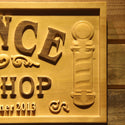 ADVPRO Barber Shop Name Personalized with Est. Year Hair Cut Wood Engraved Wooden Sign wpa0425-tm - Details 2