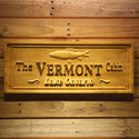 ADVPRO Cabin Name Personalized Fish Decoration Home Bar Wood Engraved Wooden Sign wpa0429-tm - 18.25