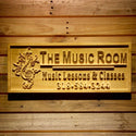 ADVPRO Music Room Name Personalized with Telephone Wood Engraved Wooden Sign wpa0430-tm - 18.25