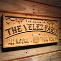 ADVPRO Farm Name Personalized Honey Bee Decoration Wood Engraved Wooden Sign wpa0431-tm - 23