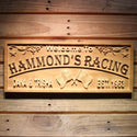 ADVPRO Racing Name Personalized Team Car Number Wood Engraved Wooden Sign wpa0432-tm - 18.25