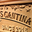 ADVPRO Cantina BAR Name Personalized with Est. Year Wood Engraved Wooden Sign wpa0436-tm - Details 3