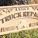 ADVPRO Truck Repair Name Personalized Garage with Est. Year Wood Engraved Wooden Sign wpa0437-tm - Details 2
