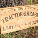 ADVPRO Name Personalized Garage Mahal Tractor City State Beer Bar Wood Engraved Wooden Sign wpa0440-tm - Details 2