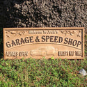 ADVPRO Name Personalized Garage Speed Shop Car Park Man Cave Wood Engraved Wooden Sign wpa0441-tm - 18.25
