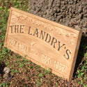 ADVPRO Name Personalized Deer Reindeer Design Last Name First Names Est. Year Wedding Gifts Wood Engraved Wooden Sign wpa0445-tm - 26.75