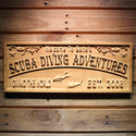 ADVPRO Name Personalized Diving Club Diver Dolphin Est. Year Home D‚cor Wood Engraved Wooden Sign wpa0452-tm - 18.25