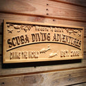 ADVPRO Name Personalized Diving Club Diver Dolphin Est. Year Home D‚cor Wood Engraved Wooden Sign wpa0452-tm - 23