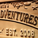 ADVPRO Name Personalized Diving Club Diver Dolphin Est. Year Home D‚cor Wood Engraved Wooden Sign wpa0452-tm - Details 3