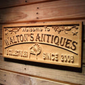 ADVPRO Name Personalized Antiques & Collectibles Room Spinning Jenny Est. Year Home D‚cor Wood Engraved Wooden Sign wpa0453-tm - 26.75