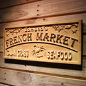 ADVPRO Name Personalized Seafood Crabs Market Kitchen Decoration Housewarming Gifts First Name Wood Engraved Wooden Sign wpa0457-tm - 26.75
