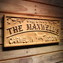 ADVPRO Name Personalized Dog Design First Last Names Location Man Cave Gifts Wood Engraved Wooden Sign wpa0460-tm - 23