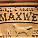 ADVPRO Name Personalized Dog Design First Last Names Location Man Cave Gifts Wood Engraved Wooden Sign wpa0460-tm - Details 1