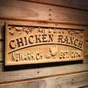 ADVPRO Name Personalized Chicken Ranch Hen with Eggs Design Est. Year Location Wood Engraved Wooden Sign wpa0464-tm - 23