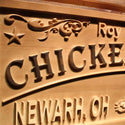 ADVPRO Name Personalized Chicken Ranch Hen with Eggs Design Est. Year Location Wood Engraved Wooden Sign wpa0464-tm - Details 2