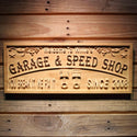 ADVPRO Name Personalized Garage & Speed Shop Break It Fix It Est. Year Man Cave Wood Engraved Wooden Sign wpa0468-tm - 18.25