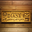 ADVPRO Name Personalized Sewing Kingdom Home Decoration First Name Gifts Wood Engraved Wooden Sign wpa0489-tm - 18.25