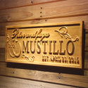 ADVPRO Name Personalized Last First Names Horseshoe Wood Engraved Wooden Sign wpa0490-tm - 26.75
