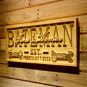 ADVPRO Name Personalized Dog Family Last First Names Dog Names Wood Engraved Wooden Sign wpa0491-tm - 26.75