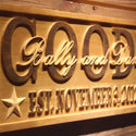 ADVPRO Name Personalized Stars Family Decoration First Last Names Gifts Wood Engraved Wooden Sign wpa0493-tm - Details 1