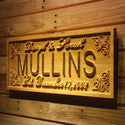 ADVPRO Name Personalized Wedding Gifts Classic Design Script Family Name Wood Engraved Wooden Sign wpa0496-tm - 26.75