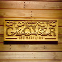 ADVPRO Name Personalized Christian Cross Church Last First Names Est. Date Wood Engraved Wooden Sign wpa0501-tm - 18.25