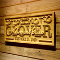 ADVPRO Name Personalized Christian Cross Church Last First Names Est. Date Wood Engraved Wooden Sign wpa0501-tm - 26.75