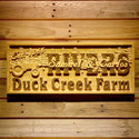 ADVPRO Name Personalized Duck Creek Farm Last First Names Housewarming Gifts Est. Year Wood Engraved Wooden Sign wpa0505-tm - 18.25