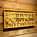ADVPRO Name Personalized Duck Creek Farm Last First Names Housewarming Gifts Est. Year Wood Engraved Wooden Sign wpa0505-tm - 23