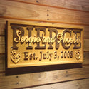 ADVPRO Name Personalized Deer Family Hunting Last First Names Est. Date Wood Engraved Wooden Sign wpa0511-tm - 23